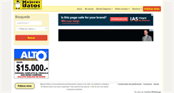 Desktop Screenshot of mejoresdatos.cl